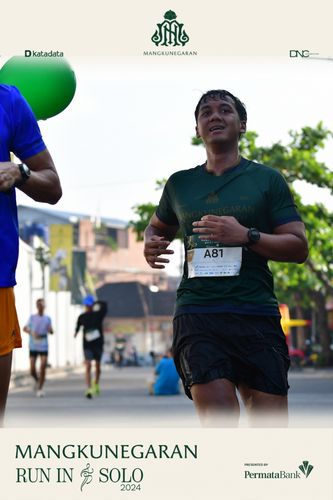 Race photo from Mangkunegaran Run 2024