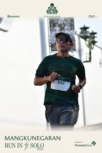 Race photo from Mangkunegaran Run 2024