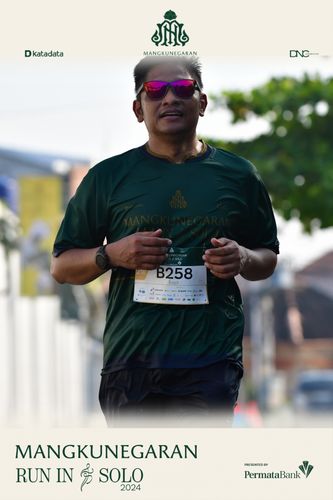 Race photo from Mangkunegaran Run 2024