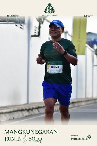 Race photo from Mangkunegaran Run 2024