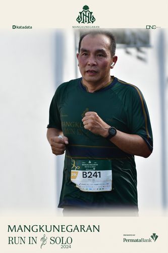 Race photo from Mangkunegaran Run 2024