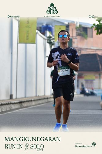 Race photo from Mangkunegaran Run 2024