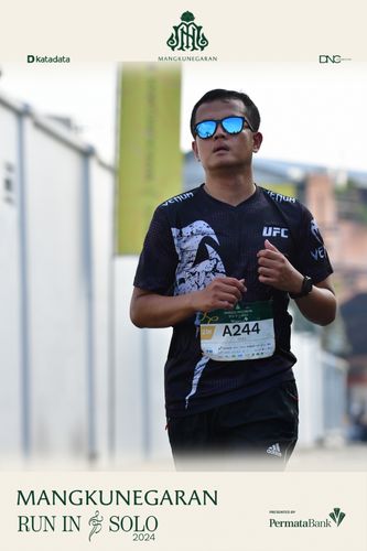 Race photo from Mangkunegaran Run 2024