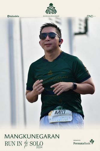 Race photo from Mangkunegaran Run 2024