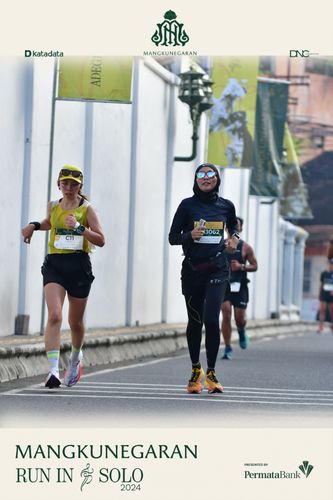 Race photo from Mangkunegaran Run 2024