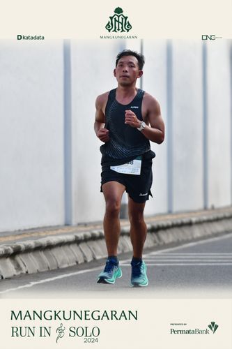 Race photo from Mangkunegaran Run 2024