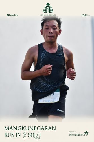 Race photo from Mangkunegaran Run 2024