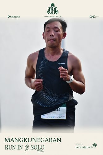 Race photo from Mangkunegaran Run 2024