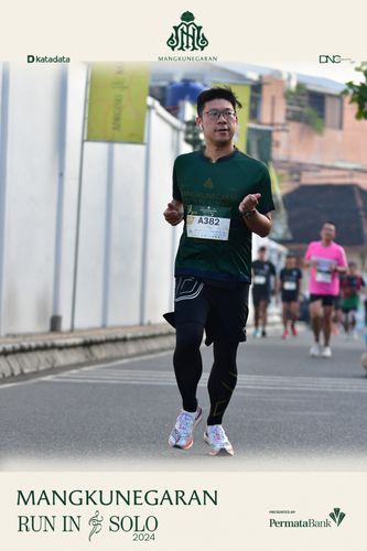 Race photo from Mangkunegaran Run 2024