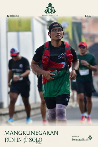Race photo from Mangkunegaran Run 2024