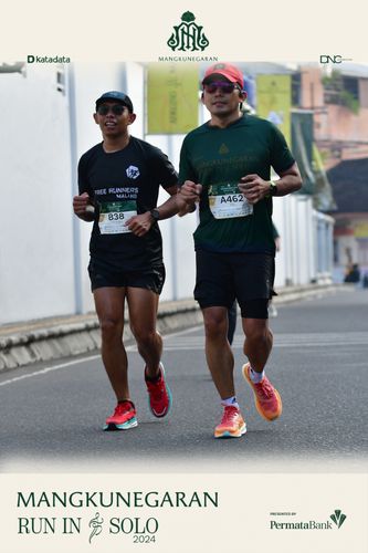 Race photo from Mangkunegaran Run 2024