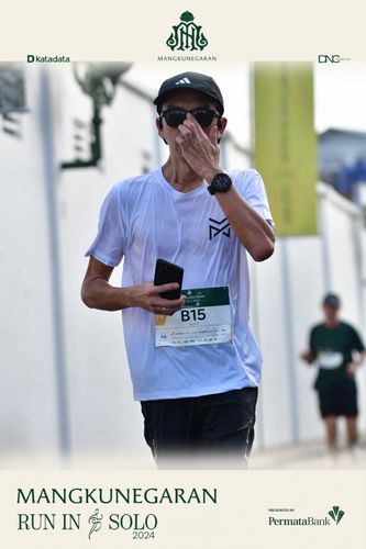 Race photo from Mangkunegaran Run 2024