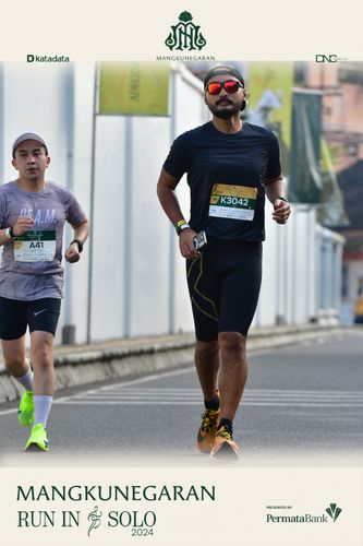 Race photo from Mangkunegaran Run 2024