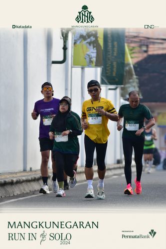 Race photo from Mangkunegaran Run 2024