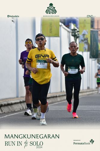 Race photo from Mangkunegaran Run 2024