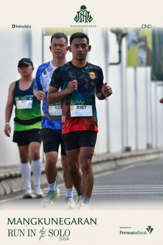Race photo from Mangkunegaran Run 2024