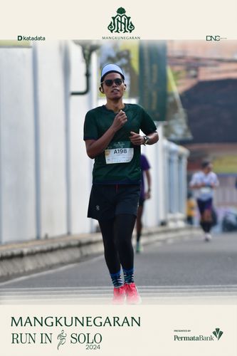 Race photo from Mangkunegaran Run 2024