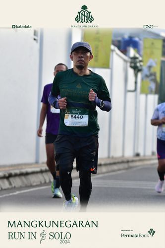 Race photo from Mangkunegaran Run 2024