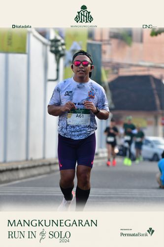 Race photo from Mangkunegaran Run 2024