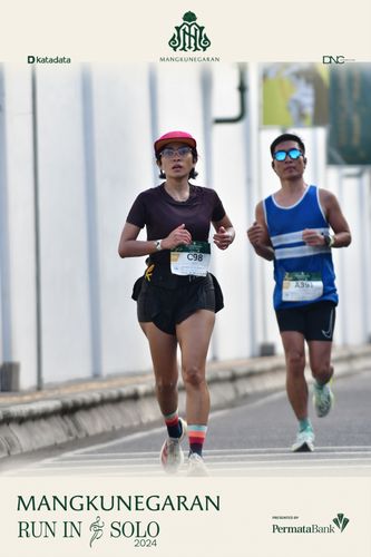 Race photo from Mangkunegaran Run 2024