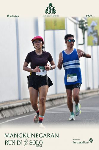 Race photo from Mangkunegaran Run 2024
