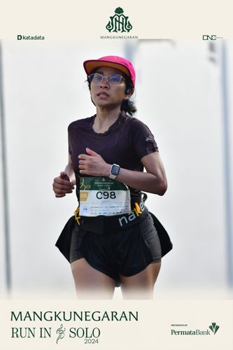Race photo from Mangkunegaran Run 2024