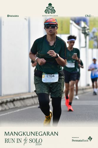 Race photo from Mangkunegaran Run 2024