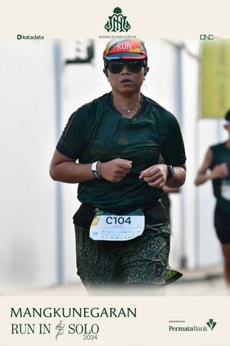 Race photo from Mangkunegaran Run 2024