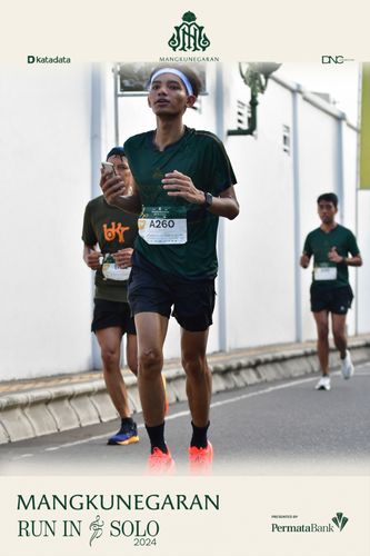 Race photo from Mangkunegaran Run 2024
