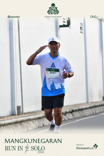 Race photo from Mangkunegaran Run 2024