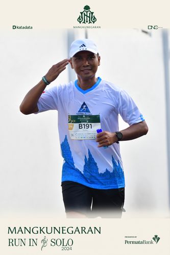Race photo from Mangkunegaran Run 2024