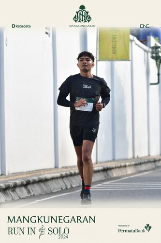 Race photo from Mangkunegaran Run 2024