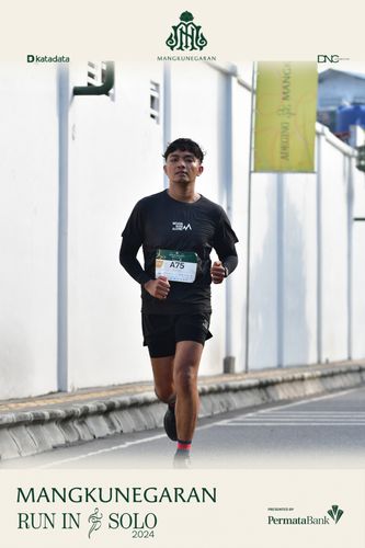 Race photo from Mangkunegaran Run 2024