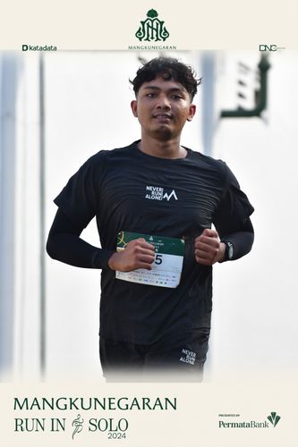 Race photo from Mangkunegaran Run 2024