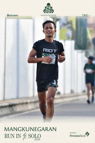 Race photo from Mangkunegaran Run 2024