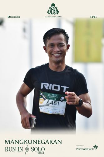 Race photo from Mangkunegaran Run 2024