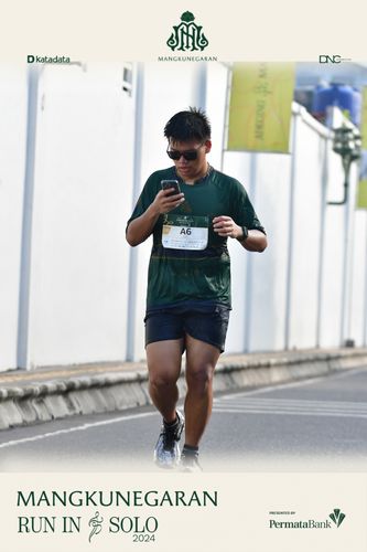 Race photo from Mangkunegaran Run 2024