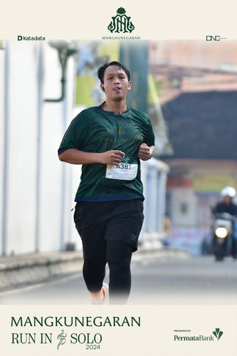 Race photo from Mangkunegaran Run 2024
