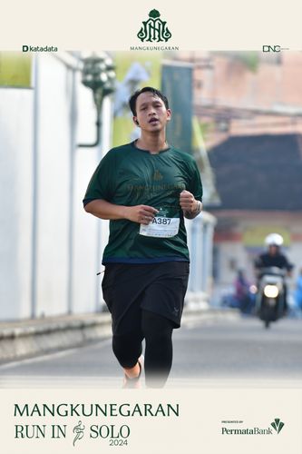 Race photo from Mangkunegaran Run 2024