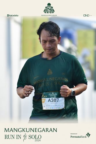 Race photo from Mangkunegaran Run 2024