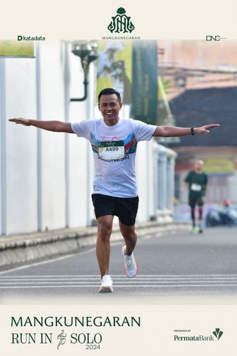 Race photo from Mangkunegaran Run 2024