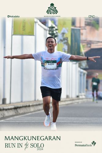 Race photo from Mangkunegaran Run 2024