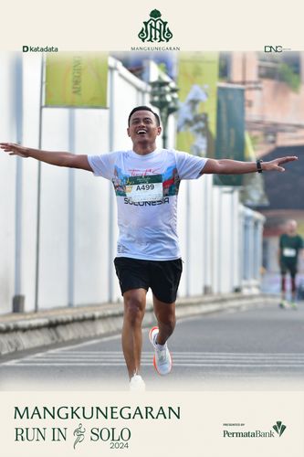 Race photo from Mangkunegaran Run 2024