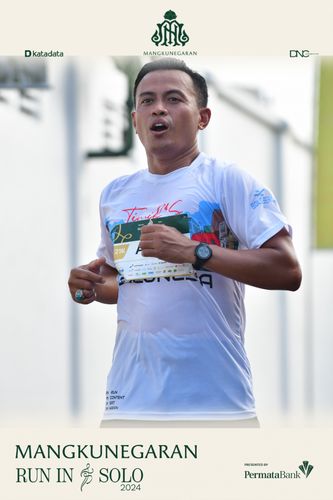 Race photo from Mangkunegaran Run 2024