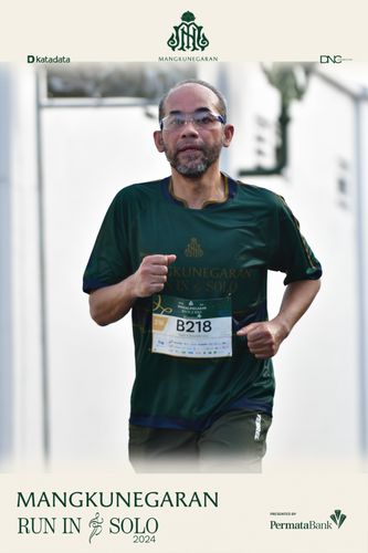 Race photo from Mangkunegaran Run 2024