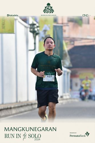 Race photo from Mangkunegaran Run 2024
