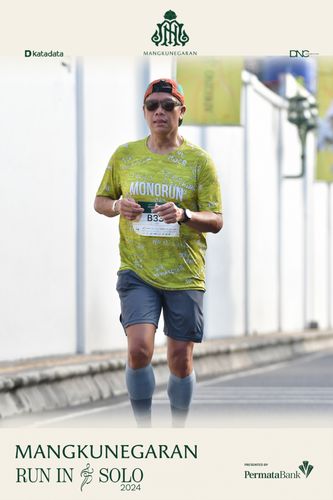Race photo from Mangkunegaran Run 2024