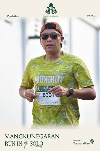 Race photo from Mangkunegaran Run 2024