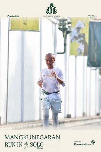 Race photo from Mangkunegaran Run 2024