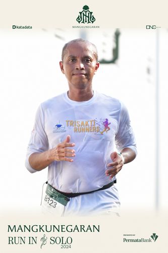 Race photo from Mangkunegaran Run 2024